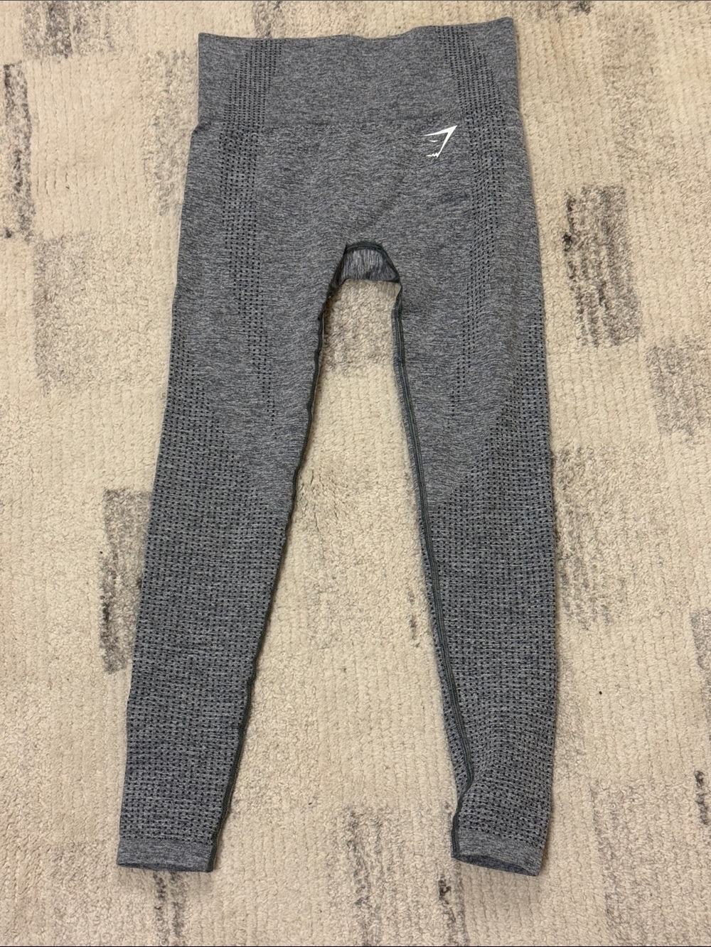 Gymshark Kids Grey Seamless High-Waist Leggings